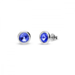 Náušnice modré se Swarovski Elements Tiny Bonbon Studs KR1122SS29S Sapphire 6 mm