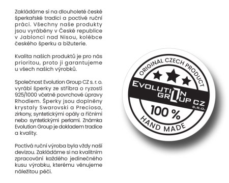 Stříbrný náhrdelník se zirkonem v bílé barvě 12040.1