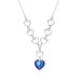 Náhrdelník modrý se Swarovski Elements Feeling NS64328BB Bermuda Blue