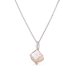 Náhrdelník so Swarovski Elements kocka Gold Shadow 8 mm