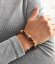 Náramok so Swarovski Elements hnedá perla 33061.3 Brown