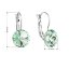 Náušnice Rivoli so Swarovski Elements Chrysolite 12 mm