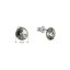 Náušnice Rivoli so Swarovski Elements Black Diamond 8 mm