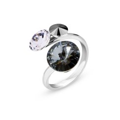 Prsten se Swarovski Elements Lollipop P11223SNJ Jet