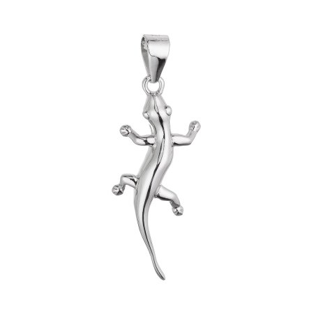 Strieborný prívesok jašterica 64037