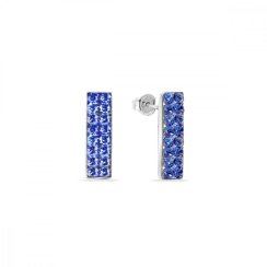 Náušnice modré se Swarovski Elements Radiance KFMP1SA Sapphire