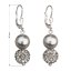 Náušnice so Swarovski Elements 31155.3 Grey