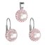 Súprava so Swarovski Elements ružová perla 39091.1 Rosaline