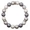 Náramek se Swarovski Elements šedá perla 33061.3 Grey