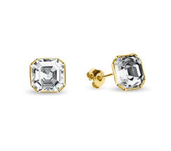Náušnice čiré se Swarovski Elements Imperial Stud KG44806C Krystal