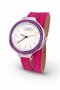 Dámske tmavo ružové hodinky LUXER so Swarovski Elements ZT40FAM