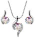 Souprava se Swarovski Elements vlnka měnivá Krystal AB
