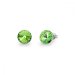 Náušnice zelené Rivoli se Swarovski Elements Sweet Candy Studs K1122SS39PE Peridot 8 mm
