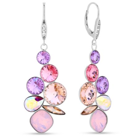 Náušnice so Swarovski Elements Florindo KA1122MIX1RW Rose Water Opal