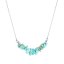 Náhrdelník s kamenem tyrkys 42037.3 ocel