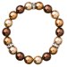 Náramok so Swarovski Elements hnedá perla 33061.3 Brown