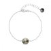 Náramok šedý sa Swarovski Elements Candy B1122SS47BD Black Diamond