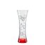 Sklenená váza srdca Love dekor Q8182 19,5 cm