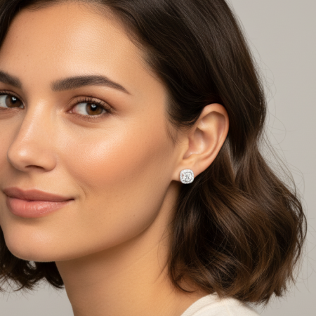 Náušnice s čírymi zirkónmi Princesse SK001C