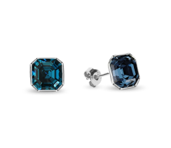 Náušnice modré sa Swarovski Elements Imperial Studs K44806M Montana