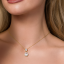 Strieborný náhrdelník s kryštálmi Swarovski Elements Briselle NCPG4320CC Krystal