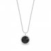 Stříbrný náhrdelník černý se Swarovski Elements Birthday Stone NB1122SS29J Jet