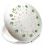 Kosmetické kapesní zrcátko se Swarovski Elements sun zelené EL-01.51
