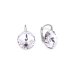 Náušnice biele Rivoli sa Swarovski Elements Sweet Candy K112212C Krystal 12 mm