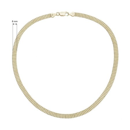 Elegantní náhrdelník pozlacený 72100/103
