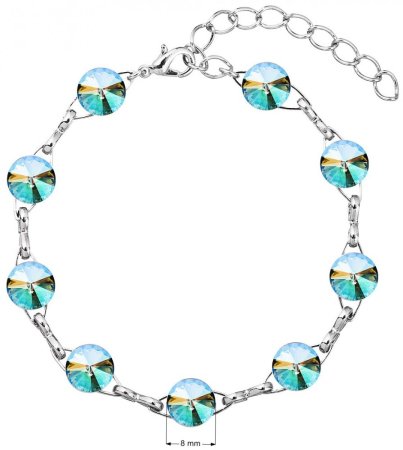 Náramok Rivoli so Swarovski Elements Paradise Shine 8 mm