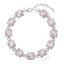 Strieborný náramok so Swarovski kryštálmi ružový 33047.3 Magic Rose