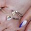 Súprava šperkov s kryštálmi Swarovski náušnice a prívesok ab efekt trojuholník 39174.2 AB
