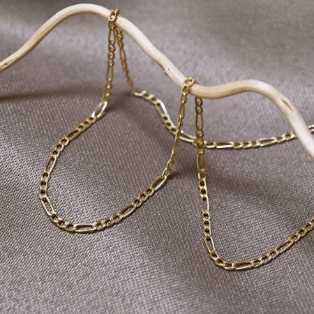 Zlatý 14kt řetízek 90A00021 FIGARO