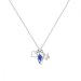Náhrdelník modrý se Swarovski Elements Serenity NMIX2201SA Sapphire
