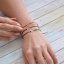 Kabbalah náramok so strieborným srdiečkom 13042.3 red