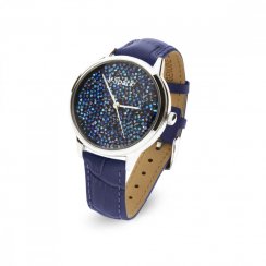 Dámské hodinky se Swarovski Elements Punto modré ZCR38BB