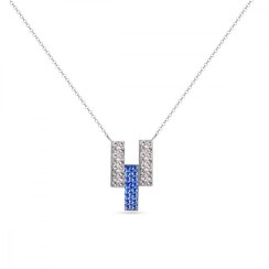 Náhrdelník modrý so Swarovski Elements Twilight NFMP3CSA Sapphire