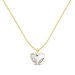 Náhrdelník čirý se Swarovski Elements Heart NG28086C Krystal