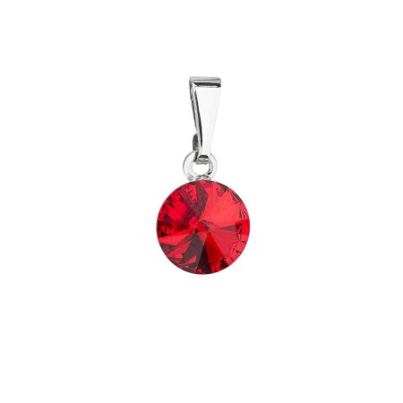Přívěsek červený Rivoli se Swarovski Elements Light Siam 8 mm