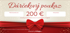 Elektronický darčekový poukaz v hodnote 200 €