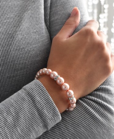 Perlový náramok so Swarovski Elements 33091.3 Rosaline