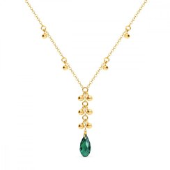 Náhrdelník zelený se Swarovski Elements Triumph NGROLO6010EM Emerald
