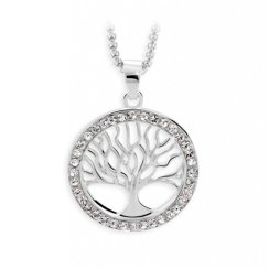 Náhrdelník se Swarovski Elements strom života Krystal