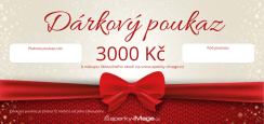 Elektronický dárkový poukaz v hodnotě 3000 Kč