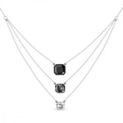 Náhrdelník čierny so Swarovski Elements Imperial Trio NK3ROLO4480JSNC Jet