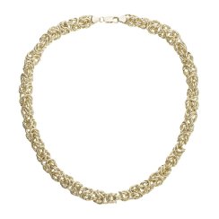 Masivní náhrdelník pozlacený 72094