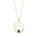 Náhrdelník duhový se Swarovski Elements Glory NODG1122SS29RD Rainbow Dark