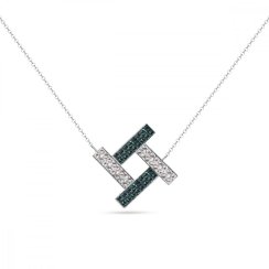 Náhrdelník zelený se Swarovski Elements Sol NFMP4CEM Emerald