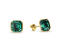 Náušnice zelené so Swarovski Elements Imperial Stud KG44806EM Emerald