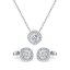 Náhrdelník s čírymi zirkónmi Princesse SN001C
